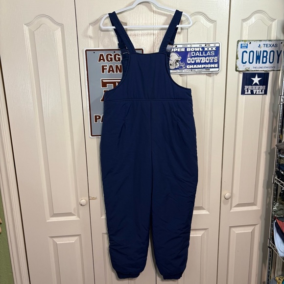 Extreme Limit Navy Blue Insulated Snow Bib Overalls - Picture 2 of 9